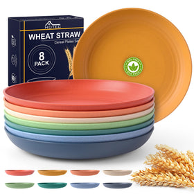 HOTEC multicolor deep plate 9 inch for stylish family meals
