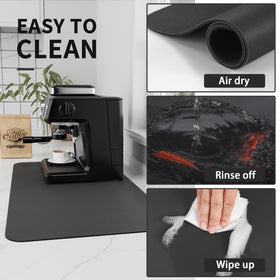 HotLive drying pad for cups and mugs on kitchen countertops.