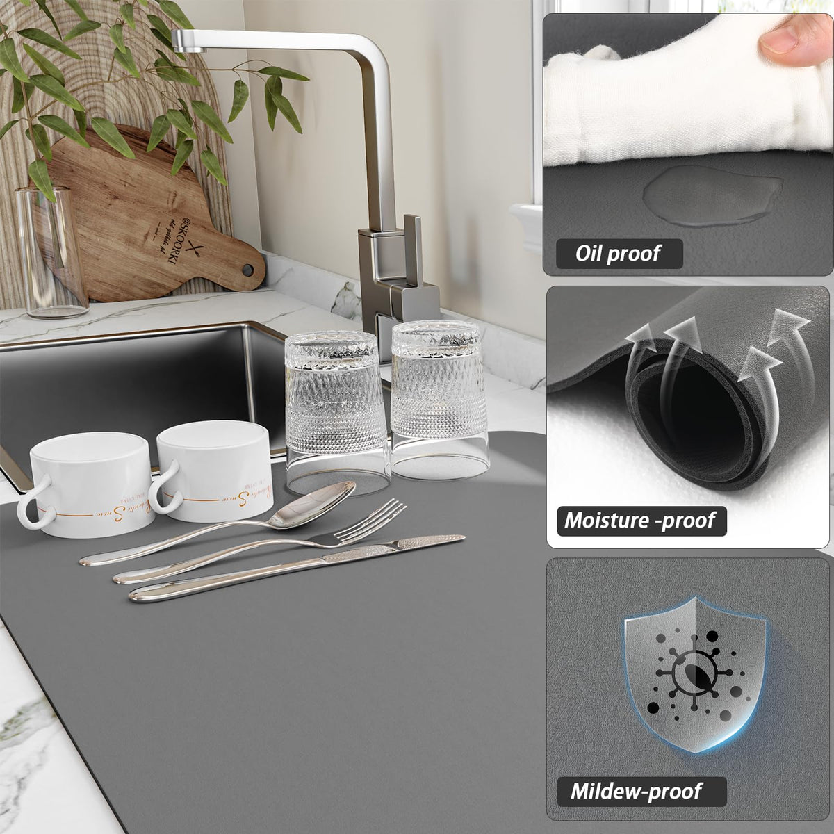 Soft microfiber HotLive mat with high absorbency for efficient drying.