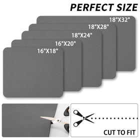HotLive kitchen mat cleans easily by rinsing and air drying.