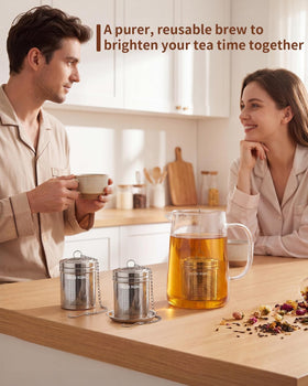 House Again dishwasher-safe design enables quick cleanup after brewing.