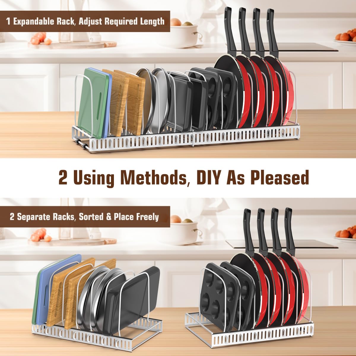 Housolution circular arc dividers secure sheets and boards from slipping.