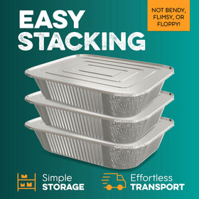 Houzzkingz pans retain heat to keep foods warm at buffets.