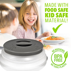 HOVER COVER heat-safe up to 300F with BPA-free material.