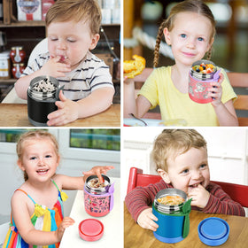 Howeemo pink flamingo pattern brightens kids lunchtime routine
