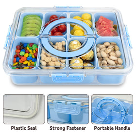 HRXFOZ clear outer container with snap lid for secure transport.