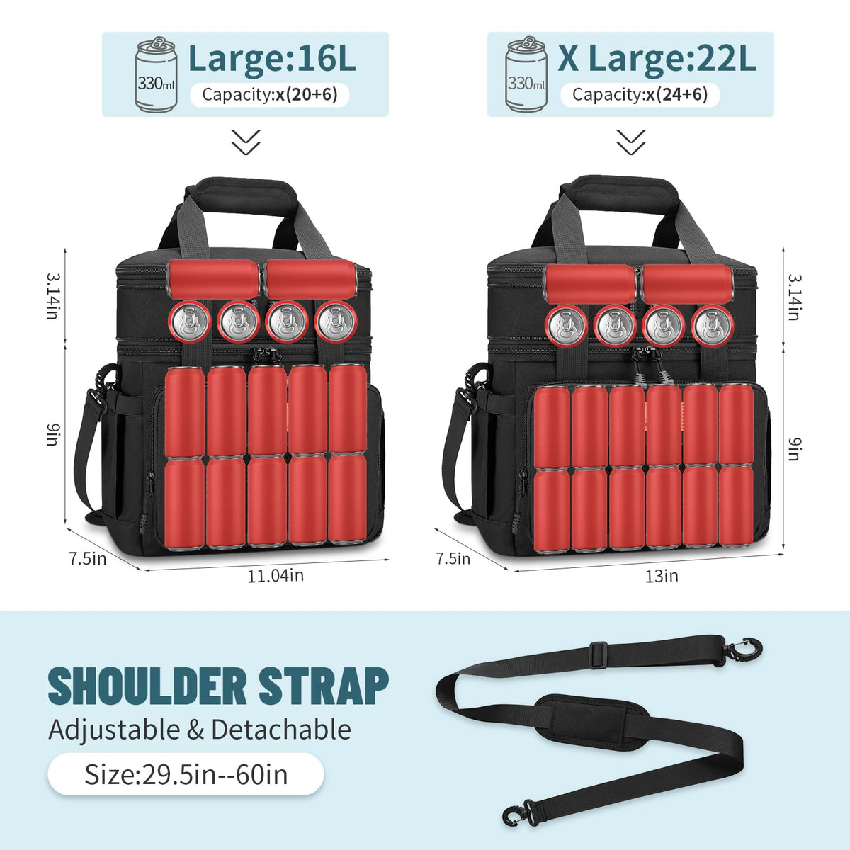 HSHRISH lunchbox expandable upper compartment adds extra dry storage space