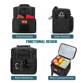 HSHRISH lunchbox made of waterproof 900D Oxford fabric for daily rugged use
