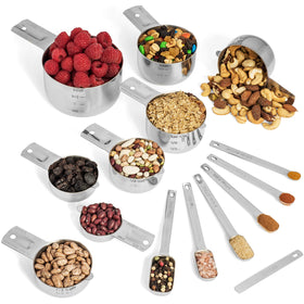 Hudson Essentials 15-piece set ready for everyday cooking and baking tasks.