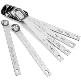 Hudson Essentials square and narrow spoons fit easily into spice containers.
