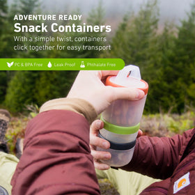 Humangear STAX leak-proof cap prevents spills during commutes and travel.