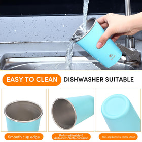 HurOutd odor-free food-grade cups prevent metallic aftertaste during use.