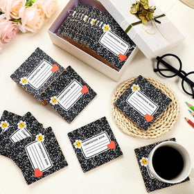Hushee MDF-based coasters emphasizing absorbency and durability