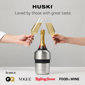 Huski Champagne Chiller packaging box is recyclable and gift-ready