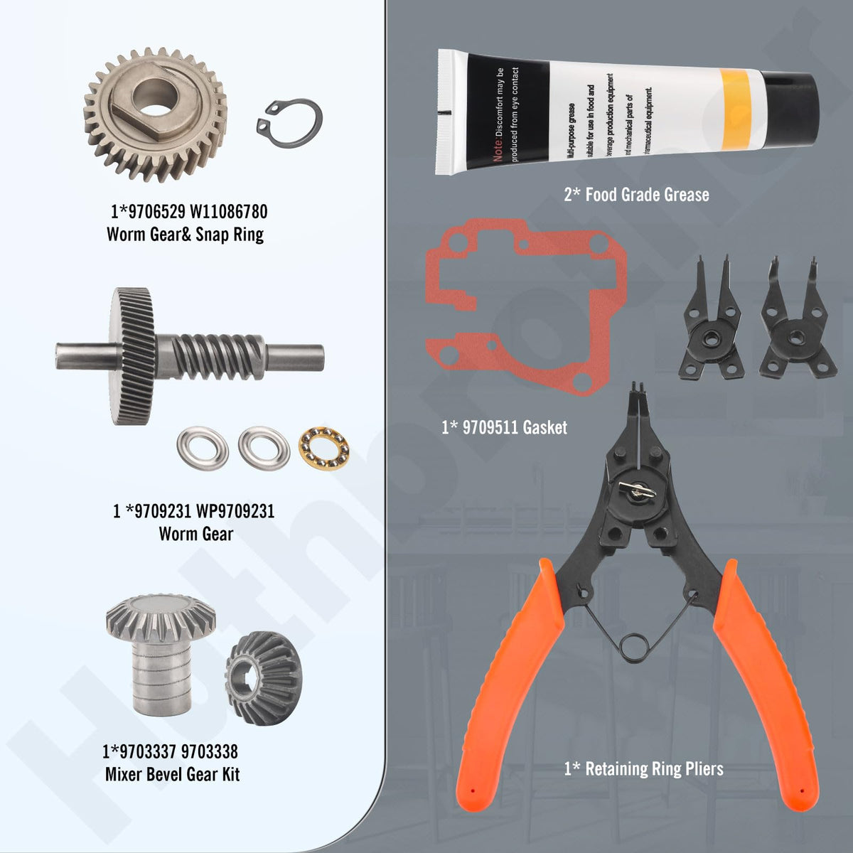 Gasket included in the Huthbrother kit ensures a reliable seal