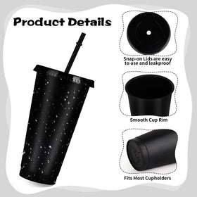 Hxezoc glitter cups decorating a bachelor party