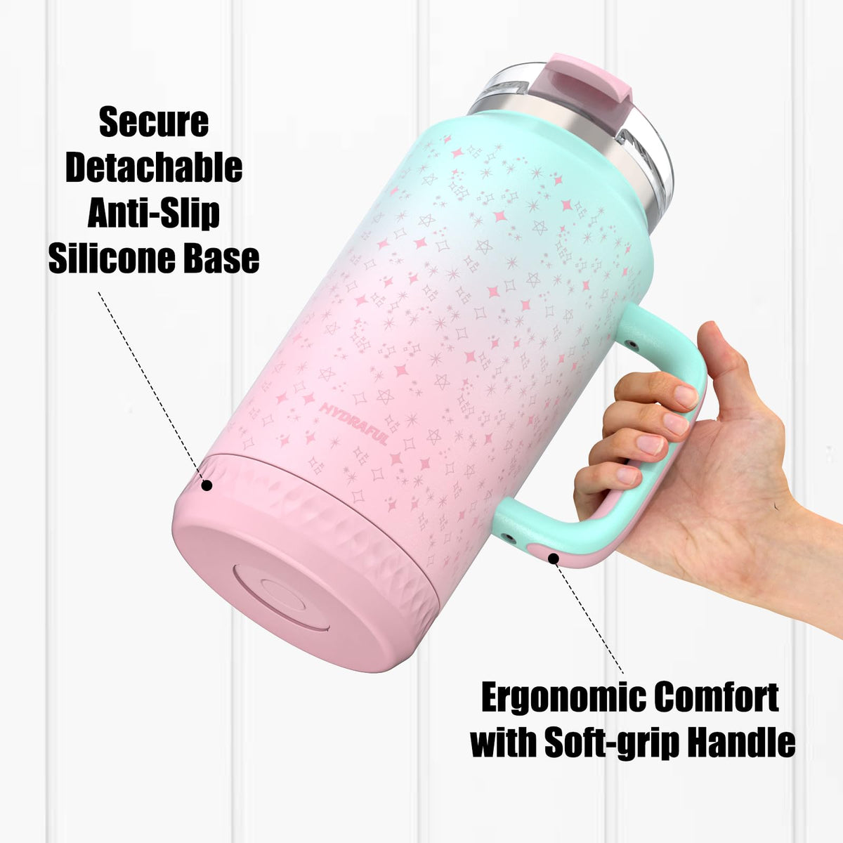 Hydraful dishwasher-safe tumbler cleans easily after gym sessions.