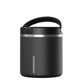 Hydrapeak 25oz food jar with wide mouth open for easy access and spill-free lunches.