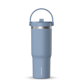 Hydrapeak Nomad 32 oz tumbler with handle and straw lid keeps drinks cool outdoors