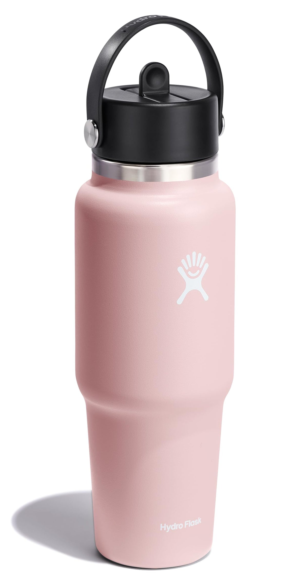 32-ounce double-wall insulation preserves cold beverages for a full day on road trips.