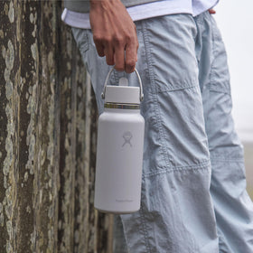 Hydro Flask Botanical Bliss green bottle adds vibrant color.