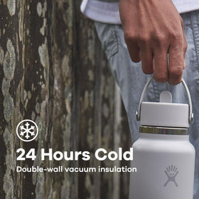 Hydro Flask stainless steel interior preserves pure taste with no flavor transfer.