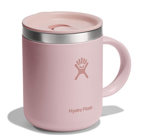 Top view of Hydro Flask mug in Trillium Pink showing secure lid.