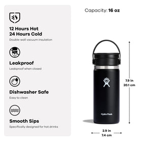 Hydro Flask Flex Sip Agave Green is dishwasher safe for easy cleaning.