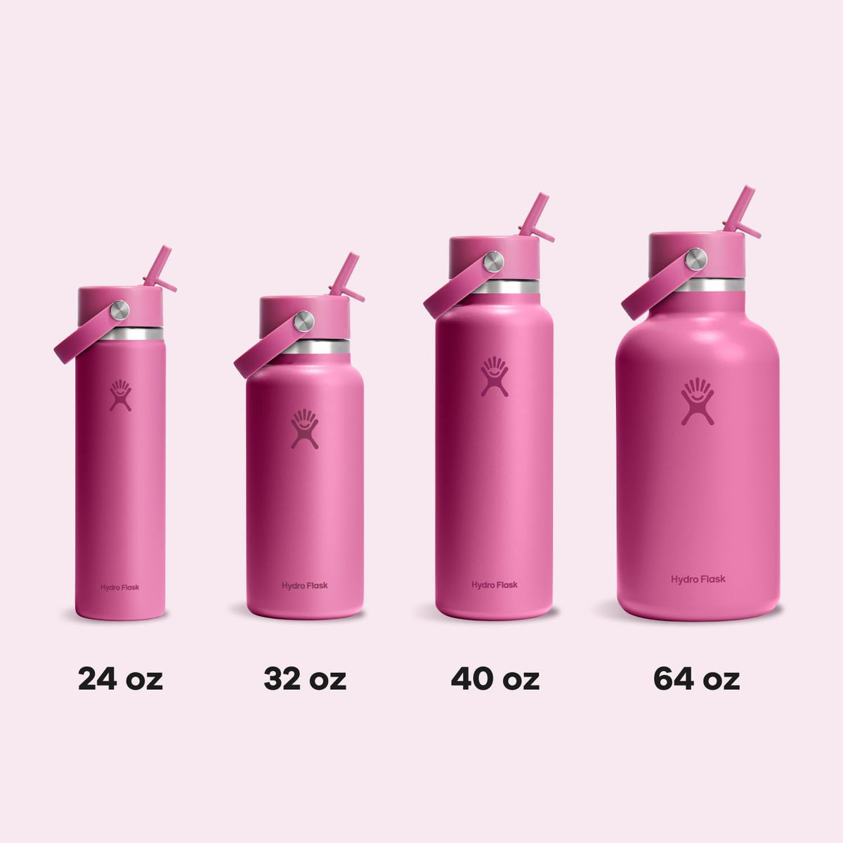 Hydro Flask wide-mouth design accommodates ice cubes