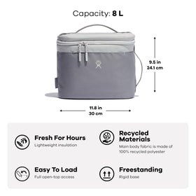 Hydro Flask Lunch Bag water-resistant exterior for daily reliability.