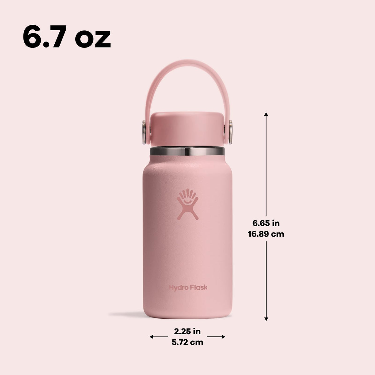 Hydro Flask Micro Bottle pure-taste stainless steel preserves flavor.