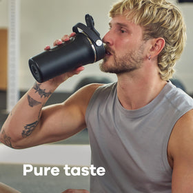 Hydro Flask shaker bottle is dishwasher safe for quick cleanup