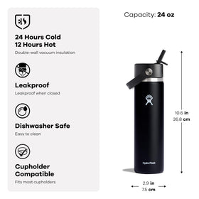 TempShield insulated bottle keeping drinks cold outdoors.