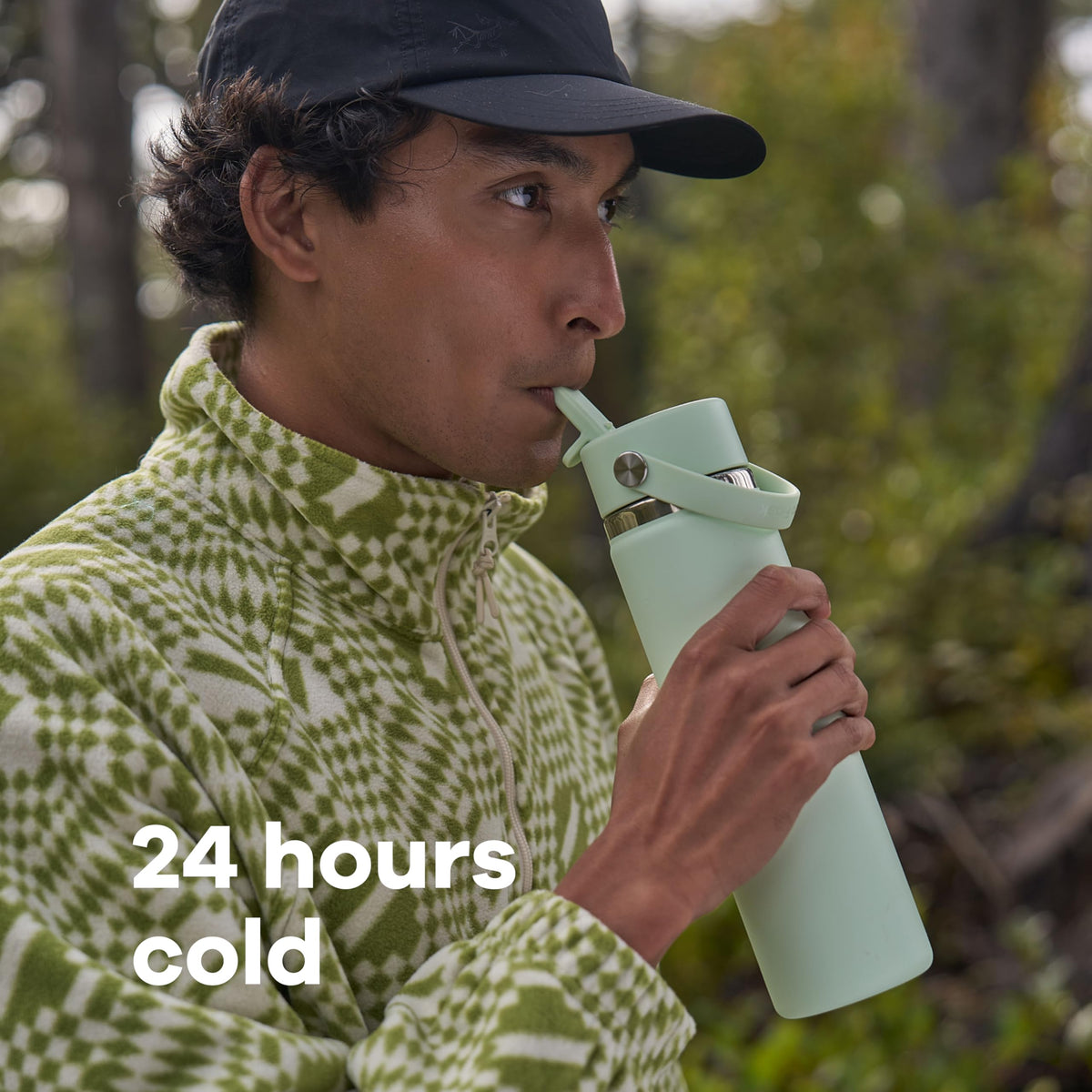 Hydro Flask TempShield insulation label on agave bottle