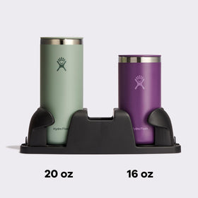 Hydro Flask Travel Cup on an office desk setup