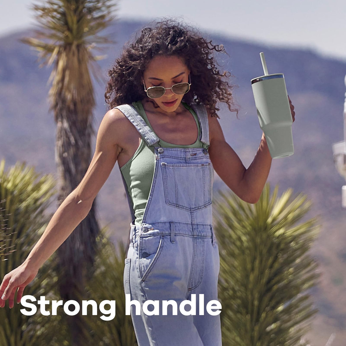 Moonshadow tumbler fits most cupholders for easy transport during commutes.