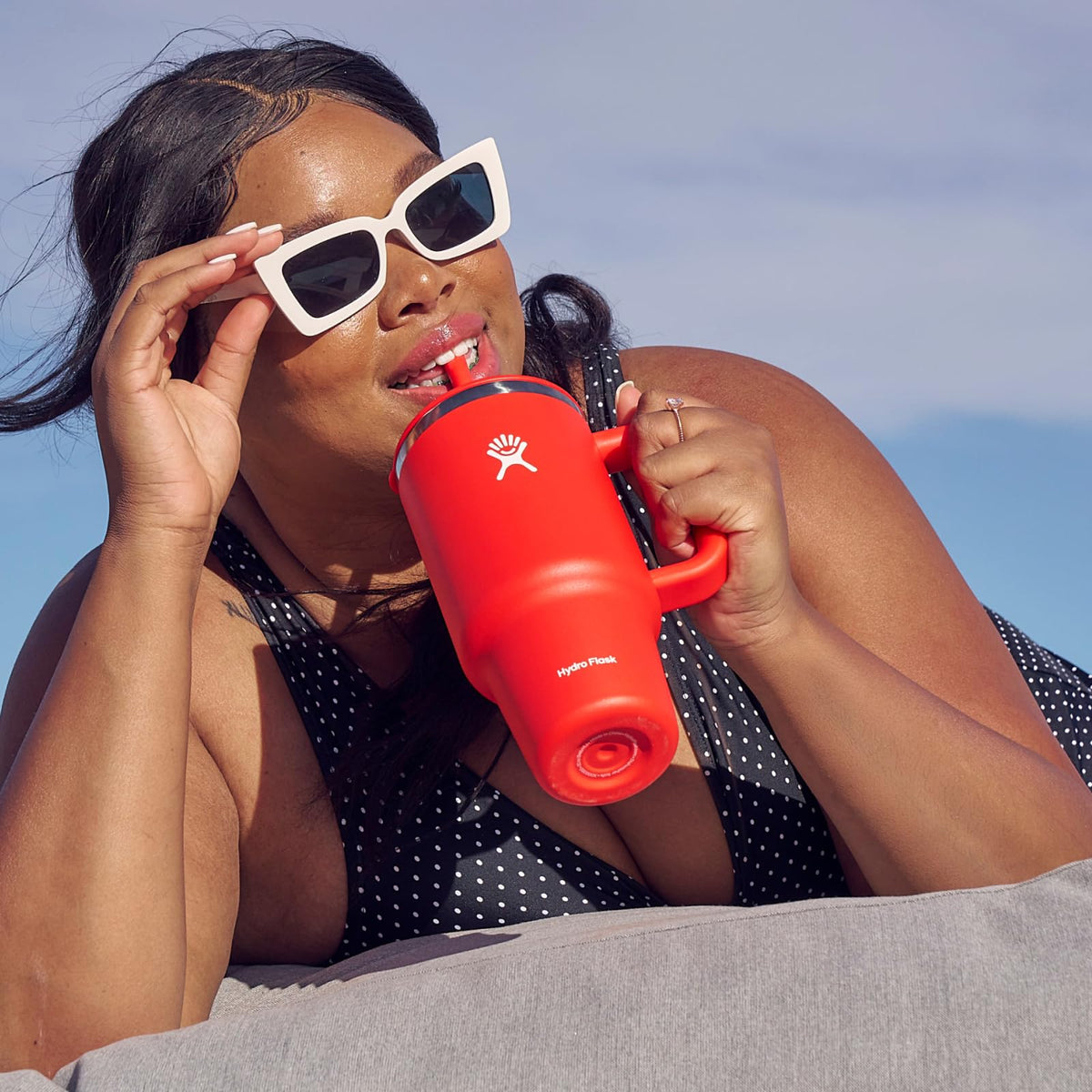 Dishwasher-safe Hydro Flask travel tumbler for easy cleaning