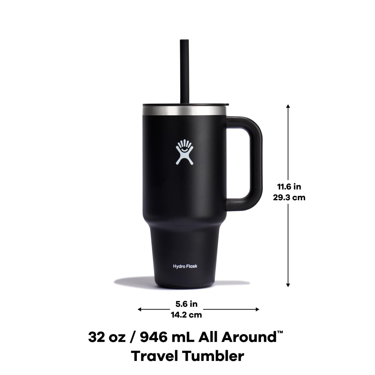 Leak-resistant lid with flexible straw for smooth sipping from any angle.