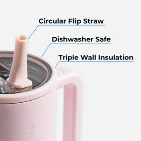 HydroJug Kids bottle flip-lid Sage emphasizes easy sipping and spill prevention.