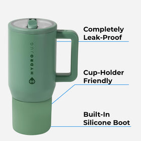 HydroJug Kids bottle handle provides a comfy grip for little hands during school.