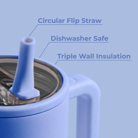 HydroJug Traveler fits car cup holders for easy hydration while commuting.