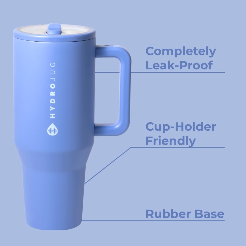 HydroJug Traveler flip straw enables ambidextrous sipping during workouts.