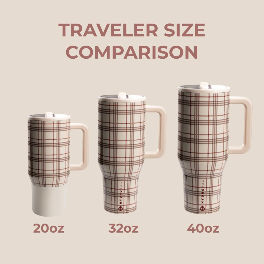 HydroJug Traveler fits most cupholders for car commutes and errands.