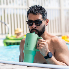 HydroJug Traveler is dishwasher-safe for easy cleaning after workouts.