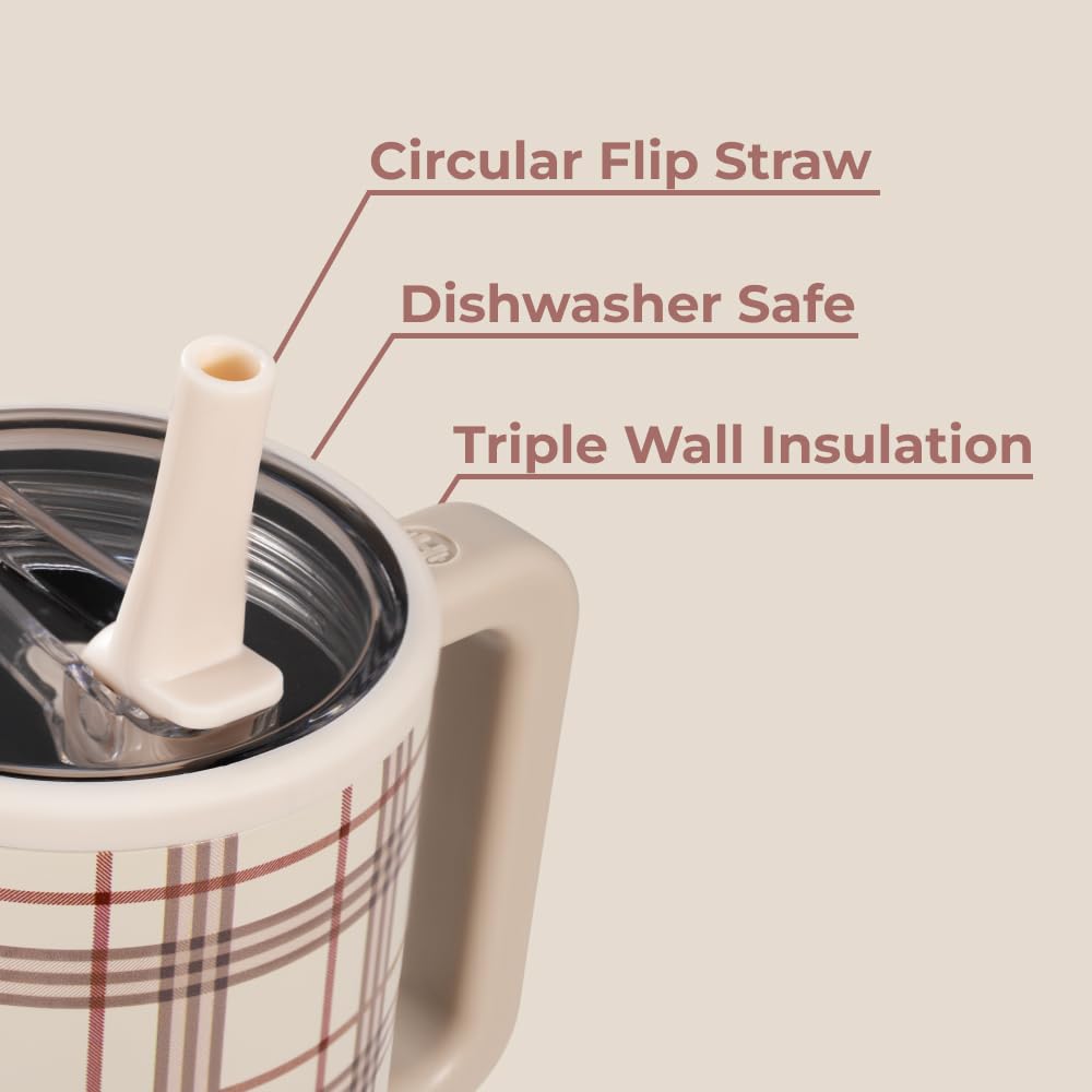HydroJug Traveler circular flip straw for quick, spill-free sipping