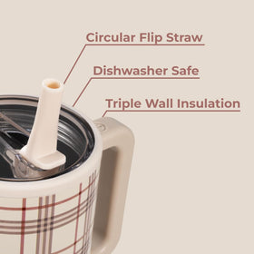 HydroJug Traveler leak-proof base minimizes spills during travel.