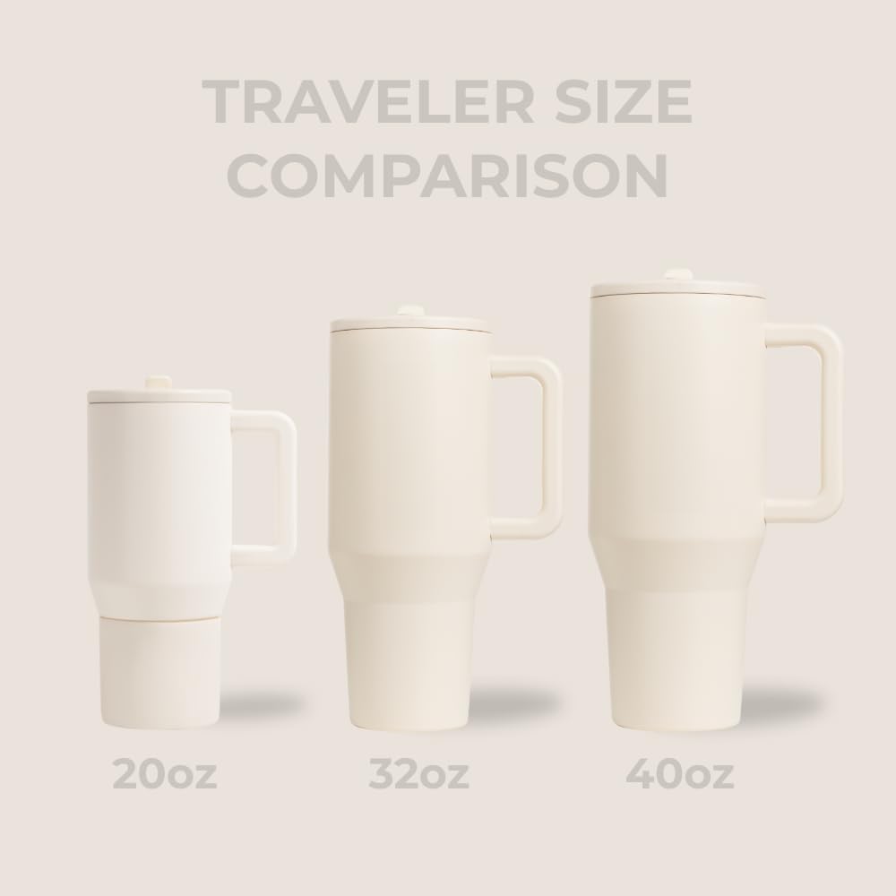 HydroJug Traveler leak-proof base prevents spills during commutes