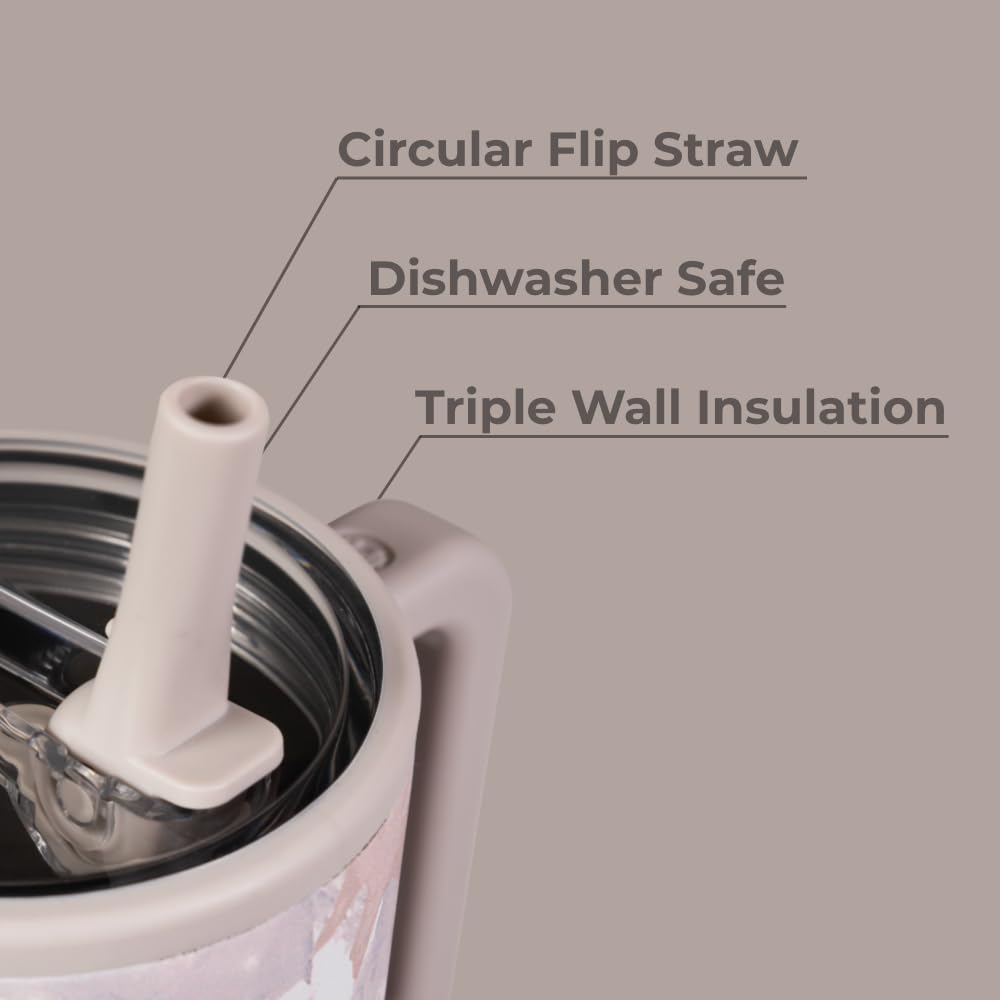 HydroJug Traveler stainless steel insulation keeps beverages hot or cold for hours.