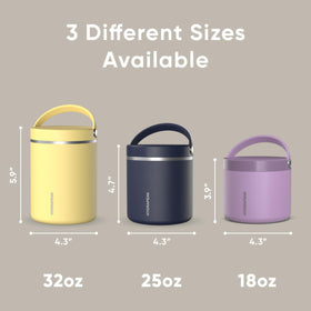 Integrated folding handle makes carrying the jar easy.