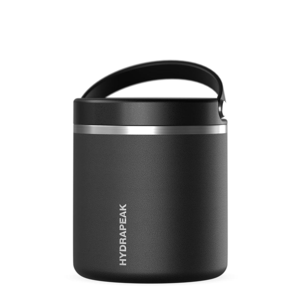 Hydrapeak 25oz insulated food jar front view, durable stainless steel for everyday meals